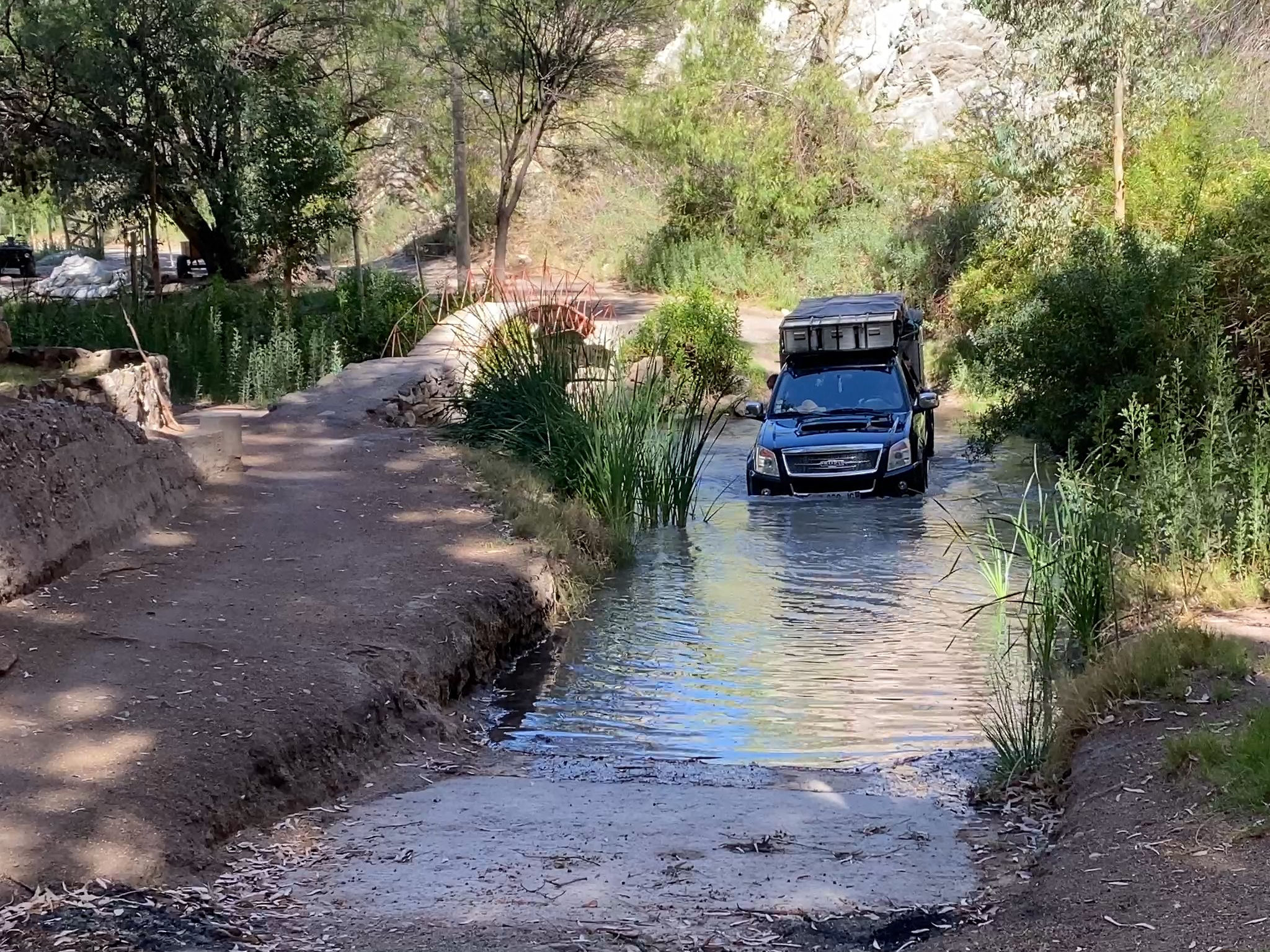 Toegang tot camping Los Cauquenes