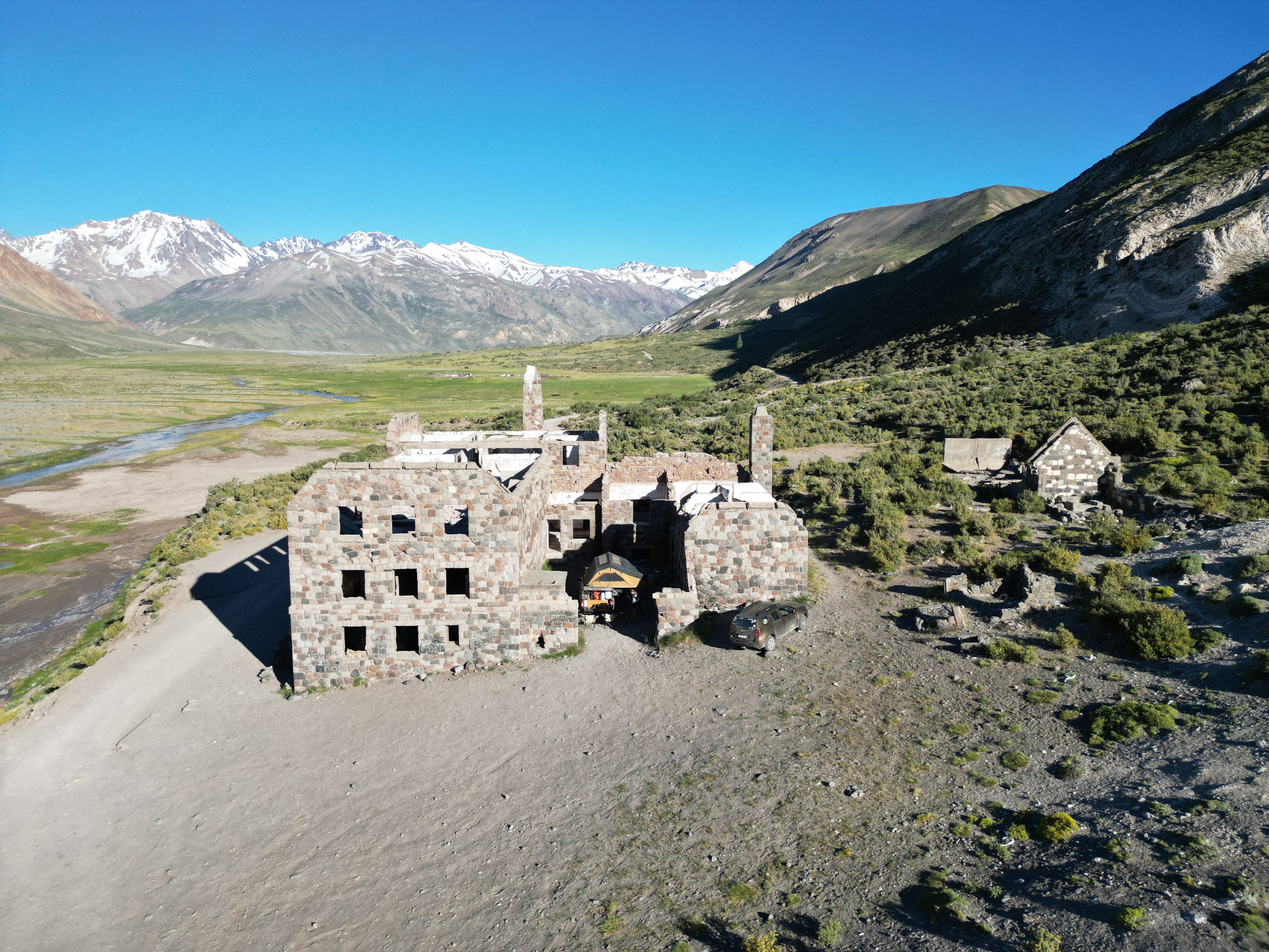 Lucht foto van hotel Sosneado