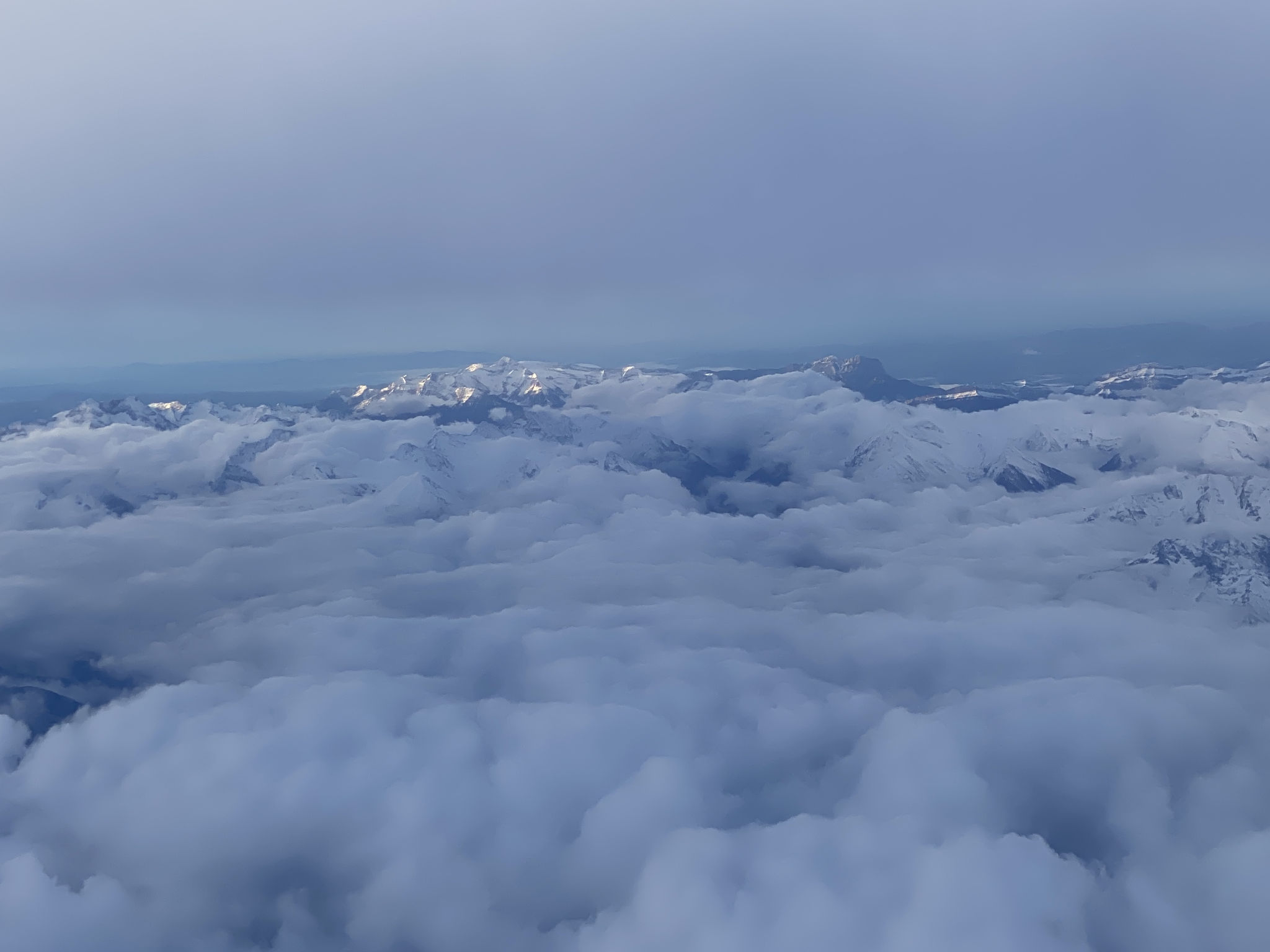 Passage au dessus des Pyrénées