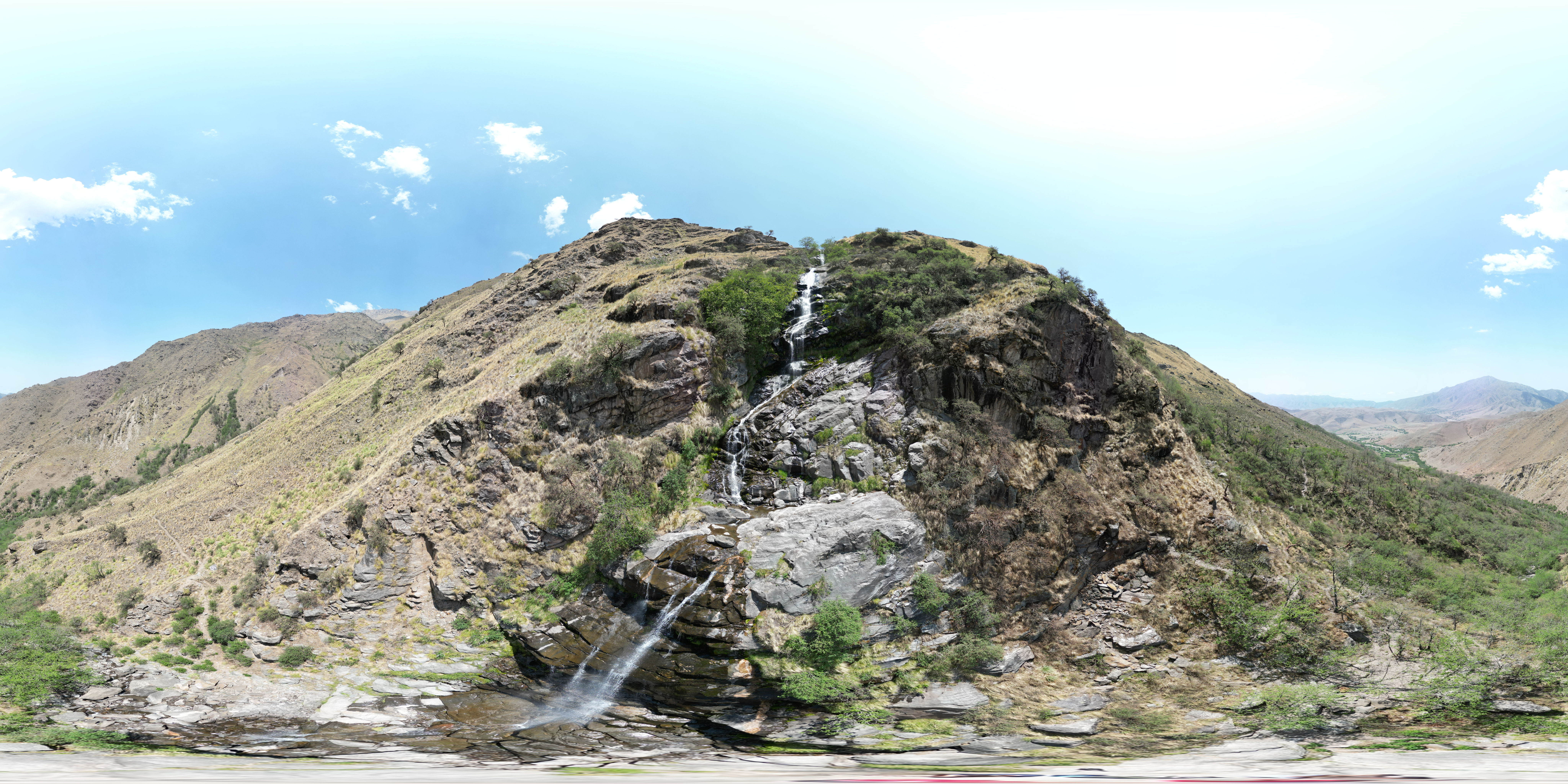Haut de la Cascada de los Alisos